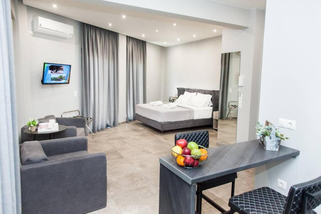 E Spacious Cornered Brand New Studio Apartment E Athen Eksteriør bilde