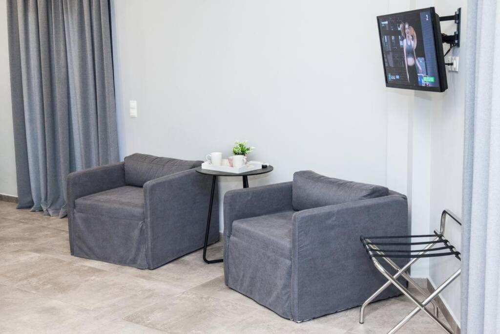 E Spacious Cornered Brand New Studio Apartment E Athen Eksteriør bilde