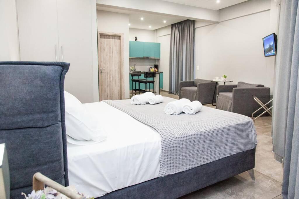 E Spacious Cornered Brand New Studio Apartment E Athen Eksteriør bilde